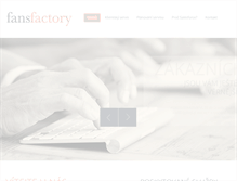 Tablet Screenshot of fansfactory.net